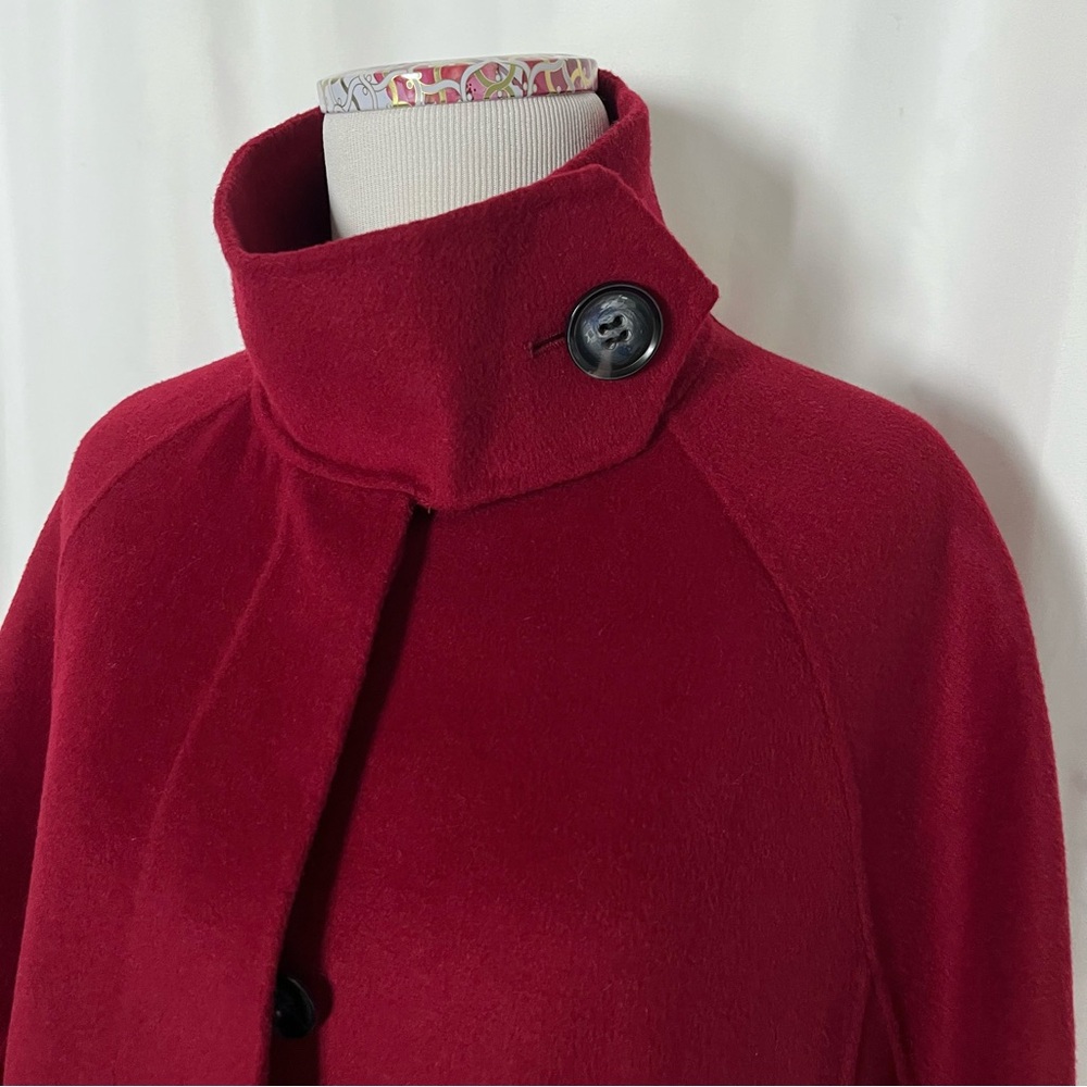 Zara Woman Coat Dolman Sleeve short Wool blend - Picture 5 of 16